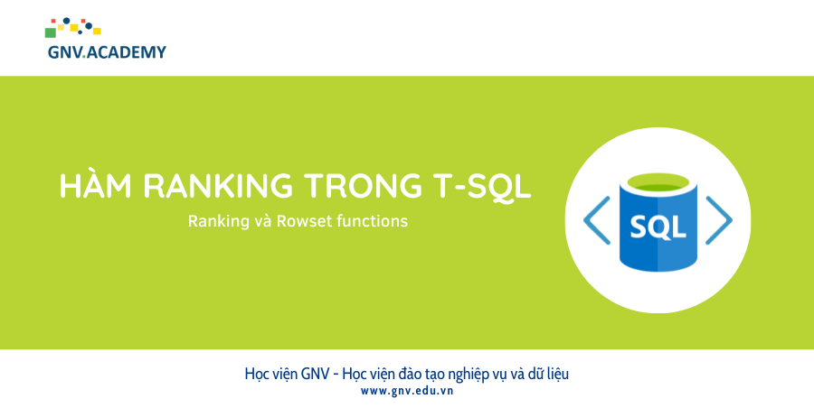 Hàm ranking trong T-SQL